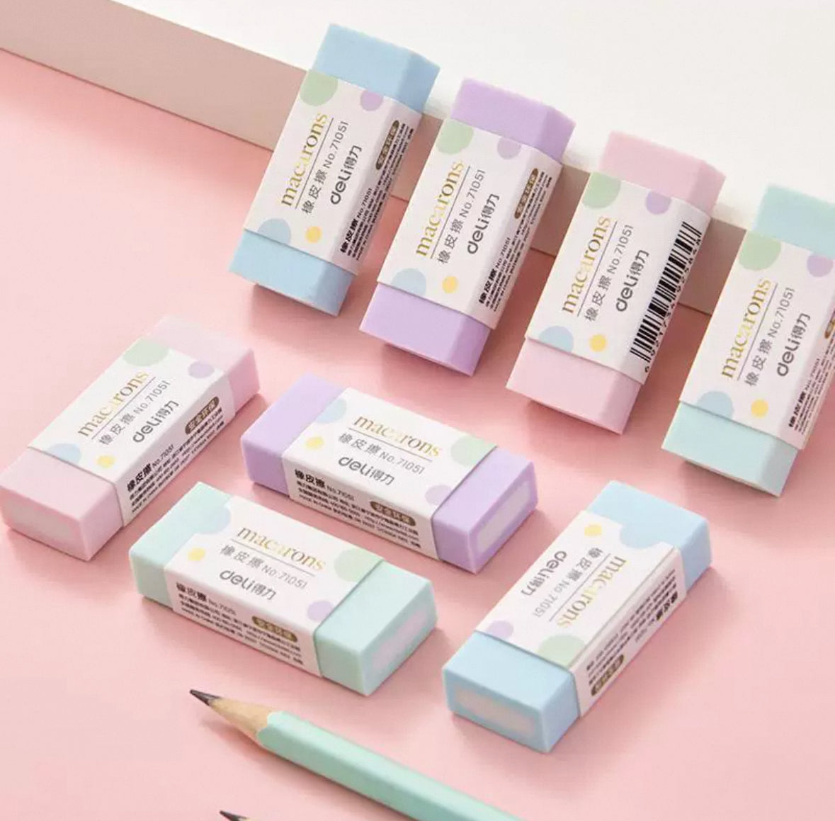 Deli Macarons Sandwich Eraser Assorted