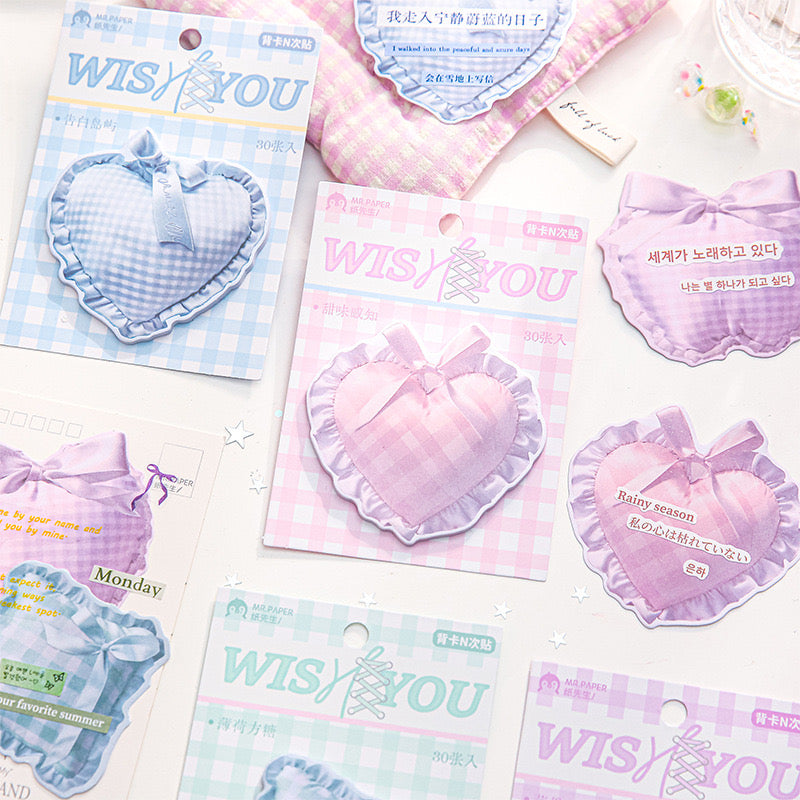 Stationery - Mr. Paper Shaped Sticky Notes – 30 Sheets - Goodie Goodie