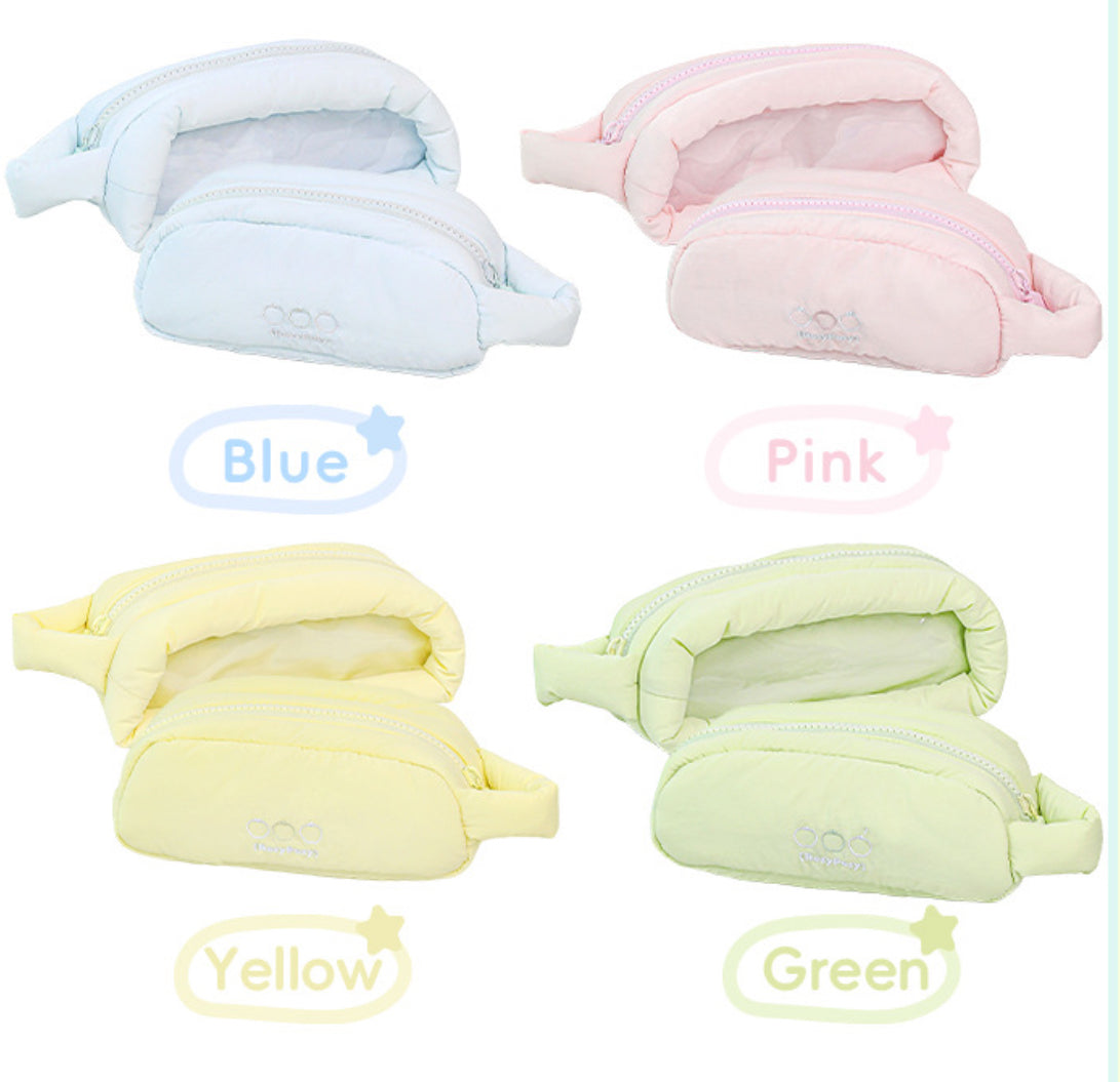Rosyposy Pastel Cotton Candy Pencil Case-Yellow
