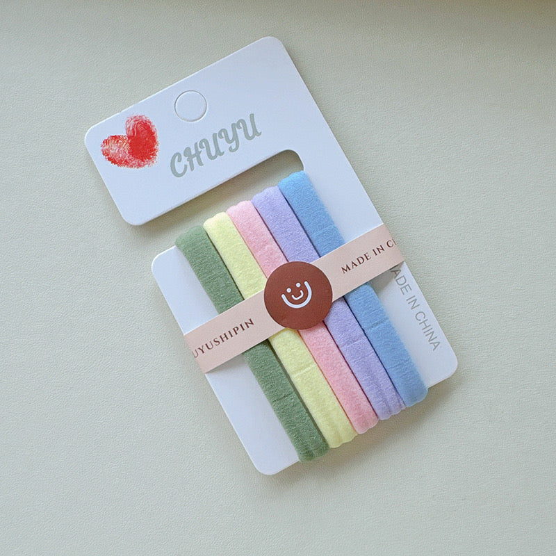 Hair Tie Pack-Soft Colors