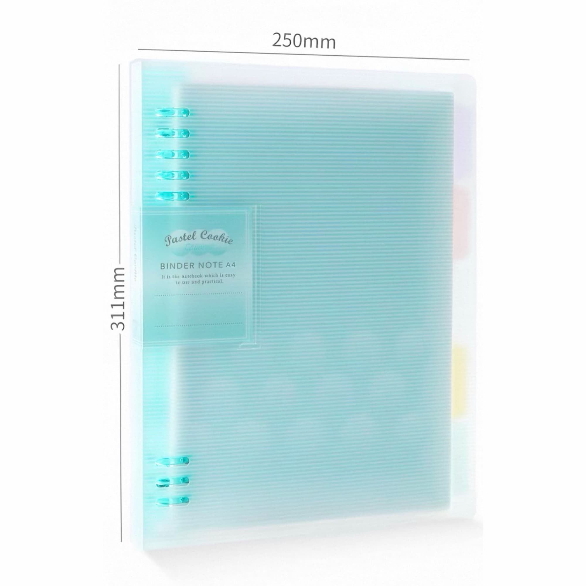 Kokuyo × Pastel Cookie Layered Series  8 Holes Binder Note A4 40 Sheets