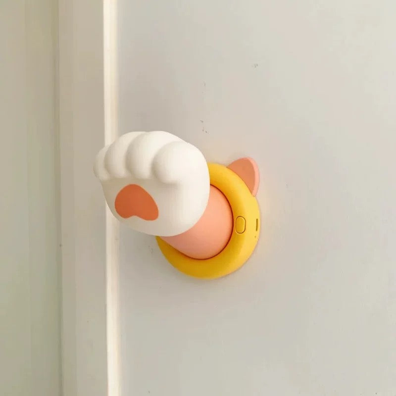 Cat Paw Magnetic Silicone Night Light