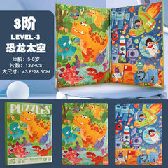Kids magnetic puzzle 132pcs