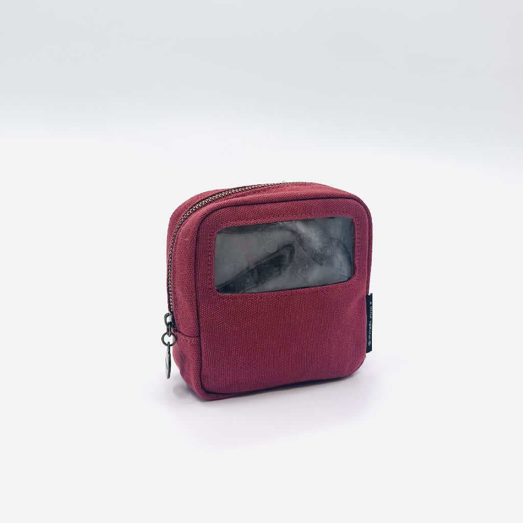 Stationery - KOKUYO Square Window Bag Red - Goodie Goodie