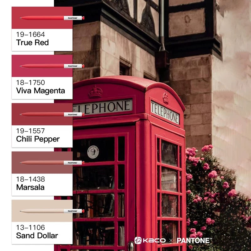 Stationery - Pantone × Kaco Collaboration Gel Pen – 0.5mm Black Ink - Goodie Goodie