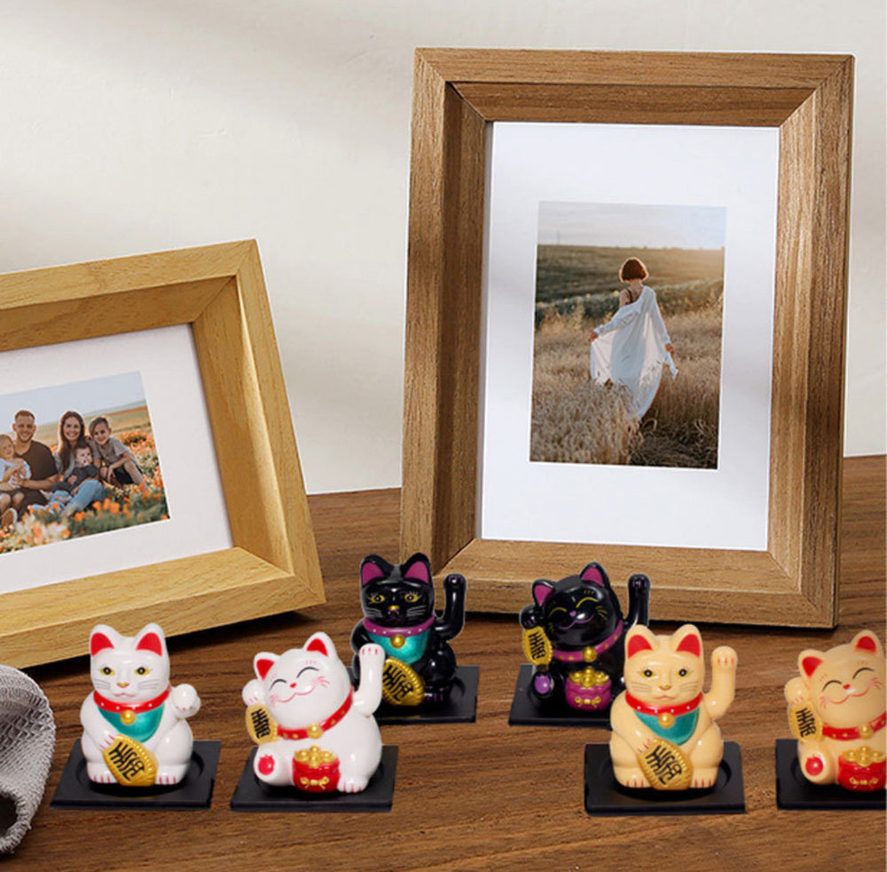  - Solar-Powered Lucky Cat-2-inch - Goodie Goodie