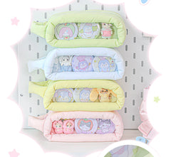 Rosyposy Pastel Cotton Candy Pencil Case-Green