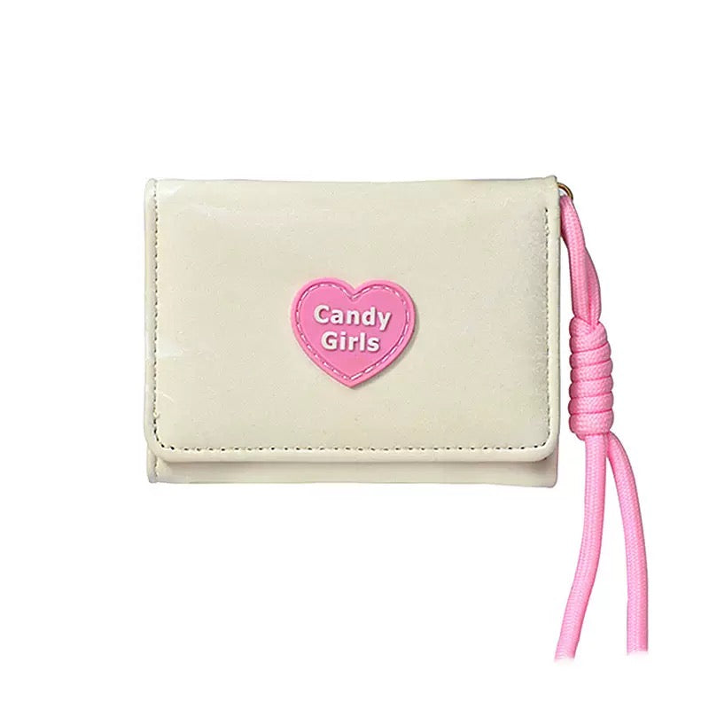 Heart Candy Wallet-White