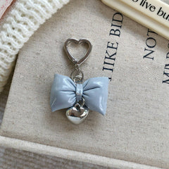 Bow Keyring-Blue