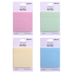deli Sticky Notes - 100 Sheets 76×76mm Assorted