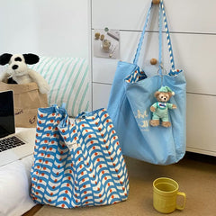 Double-Sided Canvas Tote Bag 32*34*27