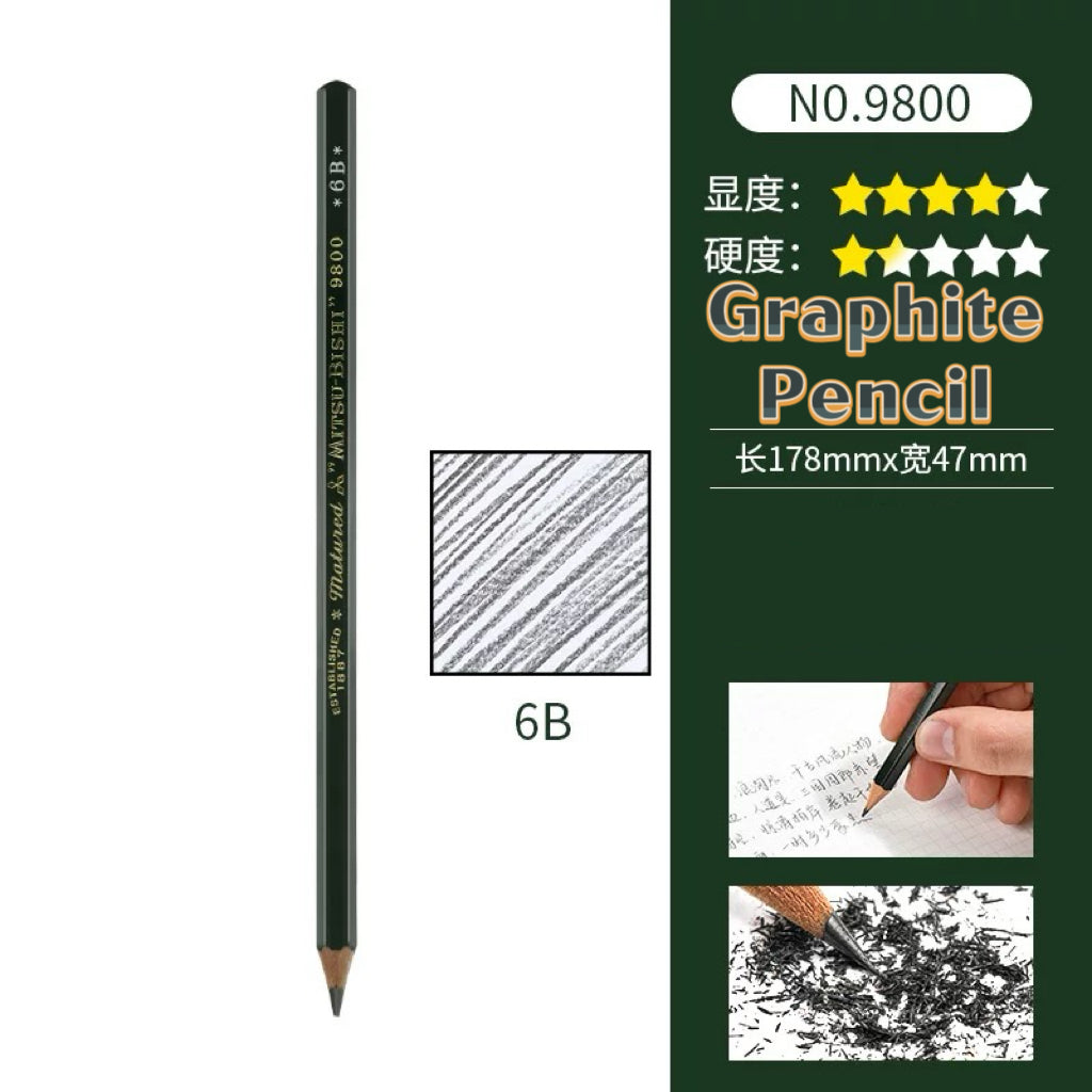 6b Graphite UNI Graphite Pencil 6B – Goodie Goodie