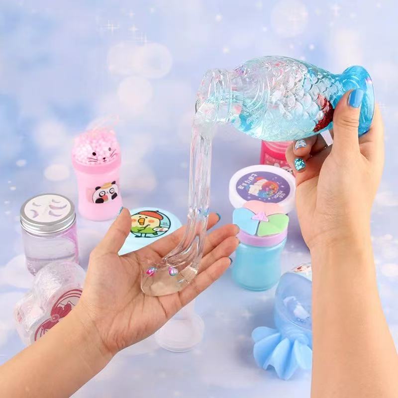 Mermaid Tail Slime 13x6.5cm Assorted
