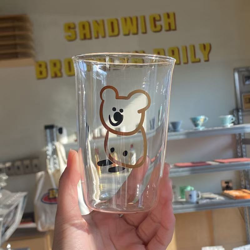 Bottles & Cups - Glass-Bear 470ml - Goodie Goodie