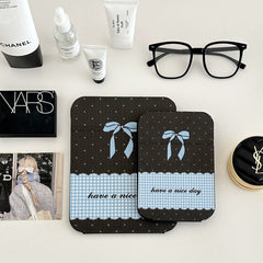 Tabletop Makeup Mirror-Bow Tie