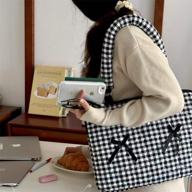 Laptop Bag 15-15.6 inch Checkerboard Pattern