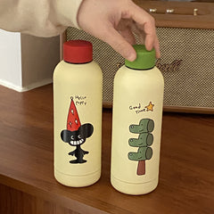 Bottles & Cups - Cartoon Insulated Bottle 500ml - Goodie Goodie