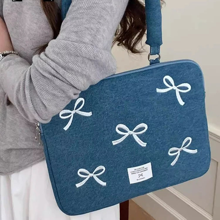 Bags & Storage - Laptop Bag 15.6 inch Denim Bowkont - Goodie Goodie