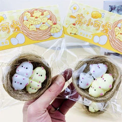 Chicks in the Nest Squishy Toy