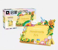 Building Block Photo Frame 4"x6" Rainbow