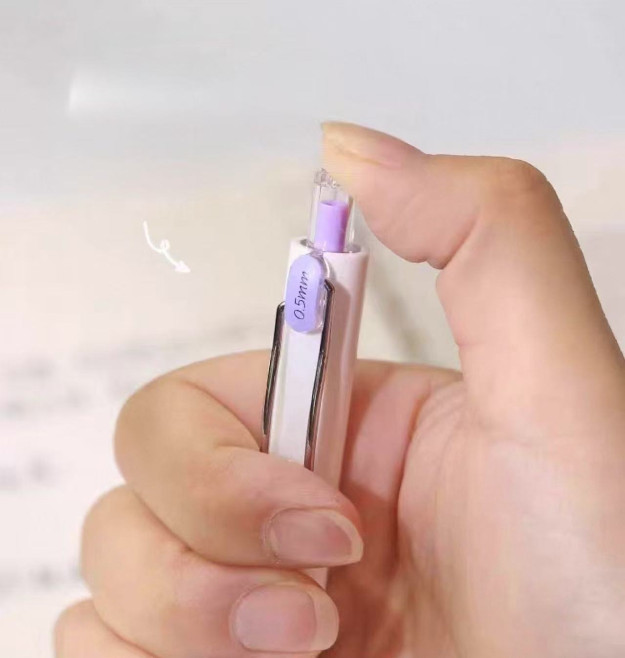 DOMI Examination Gel Pen 0.5mm Black Ink Assorted