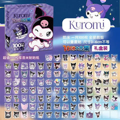 Kuromi Sticker Set – 100 Pieces