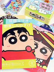 Shin-chan B5 8mm Notebook 30sheets Assorted