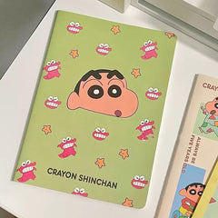Stationery - Shin-chan B5 Ruled Notebook 30sheets #1 - Goodie Goodie