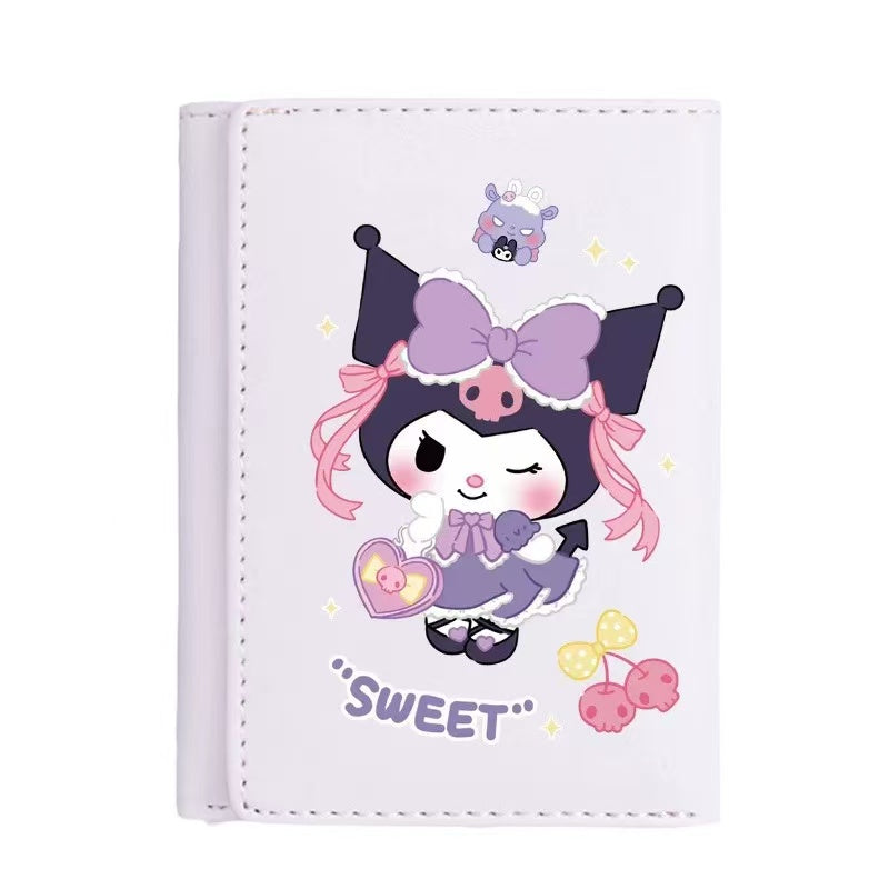 Sanrio Trifold Wallet Kuromi