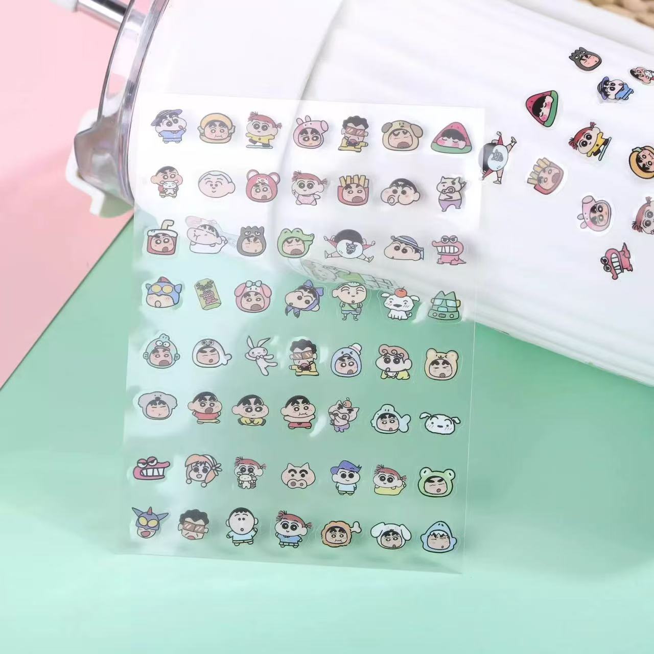 Mini PET Shin-Chan Stickers 56pcs