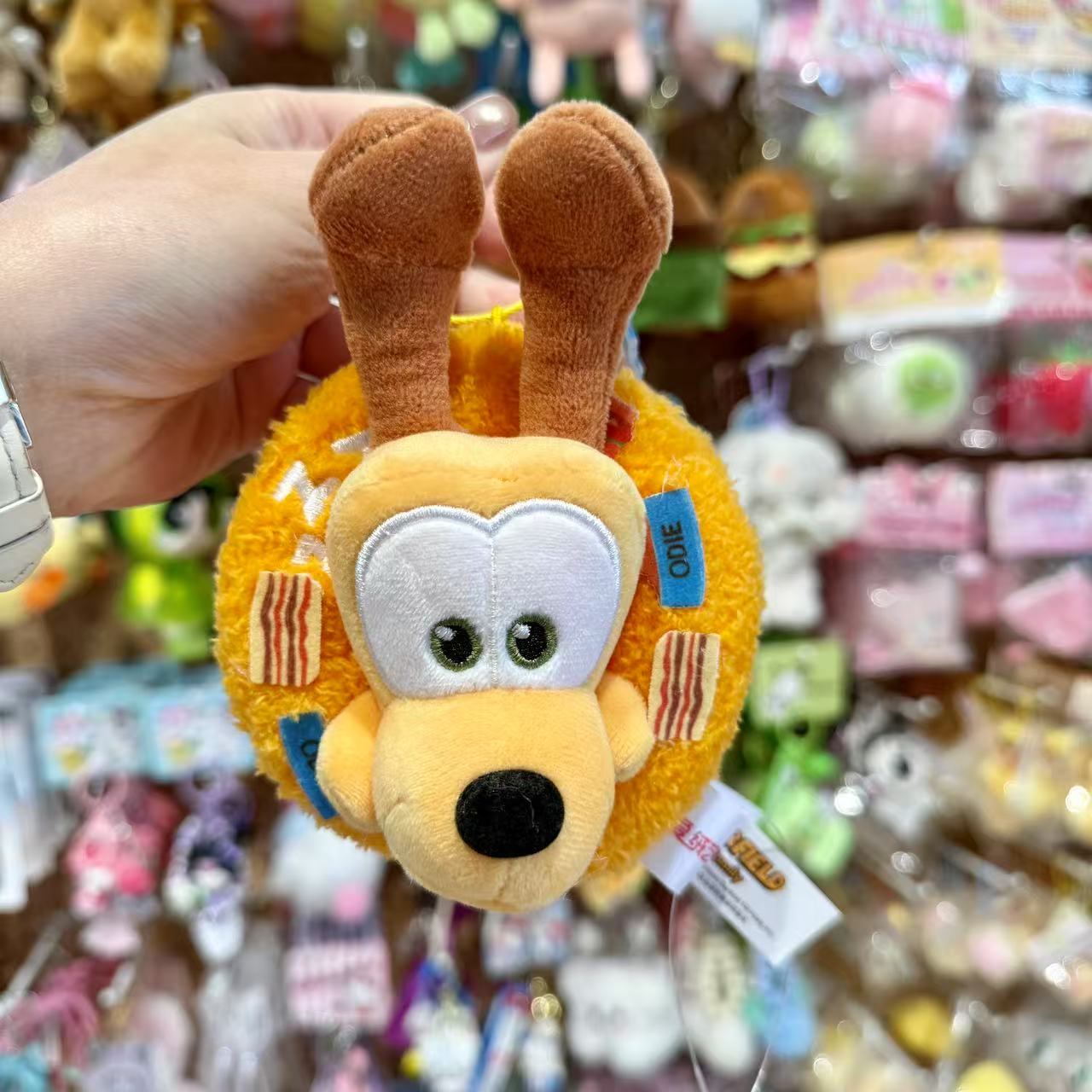 Odie Donut Plush keychain