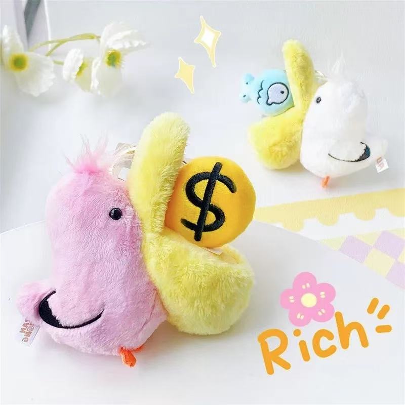 Rich Bird Plush keychain