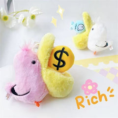 Rich Bird Plush keychain