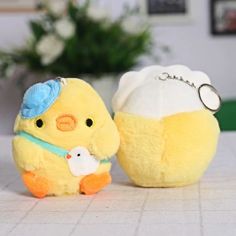 Accessories - Baby Chick Plush Keychain Assorted - Goodie Goodie