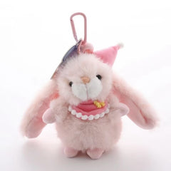 Circus Bunny Keychain Pink