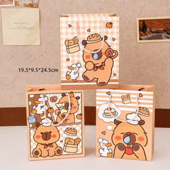 Capybara Gift Bag 19.5x9.5x24.5cm Large Assorted