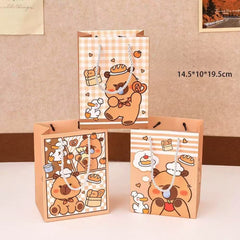 Capybara Gift Bag 14.5x10x19.5cm Small Assorted