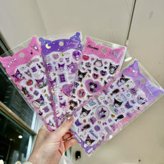 Kuromi PVC Waterproof Stickers Assorted