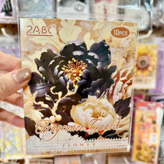 Flower PET Stickers 10pcs Fragrance Guard