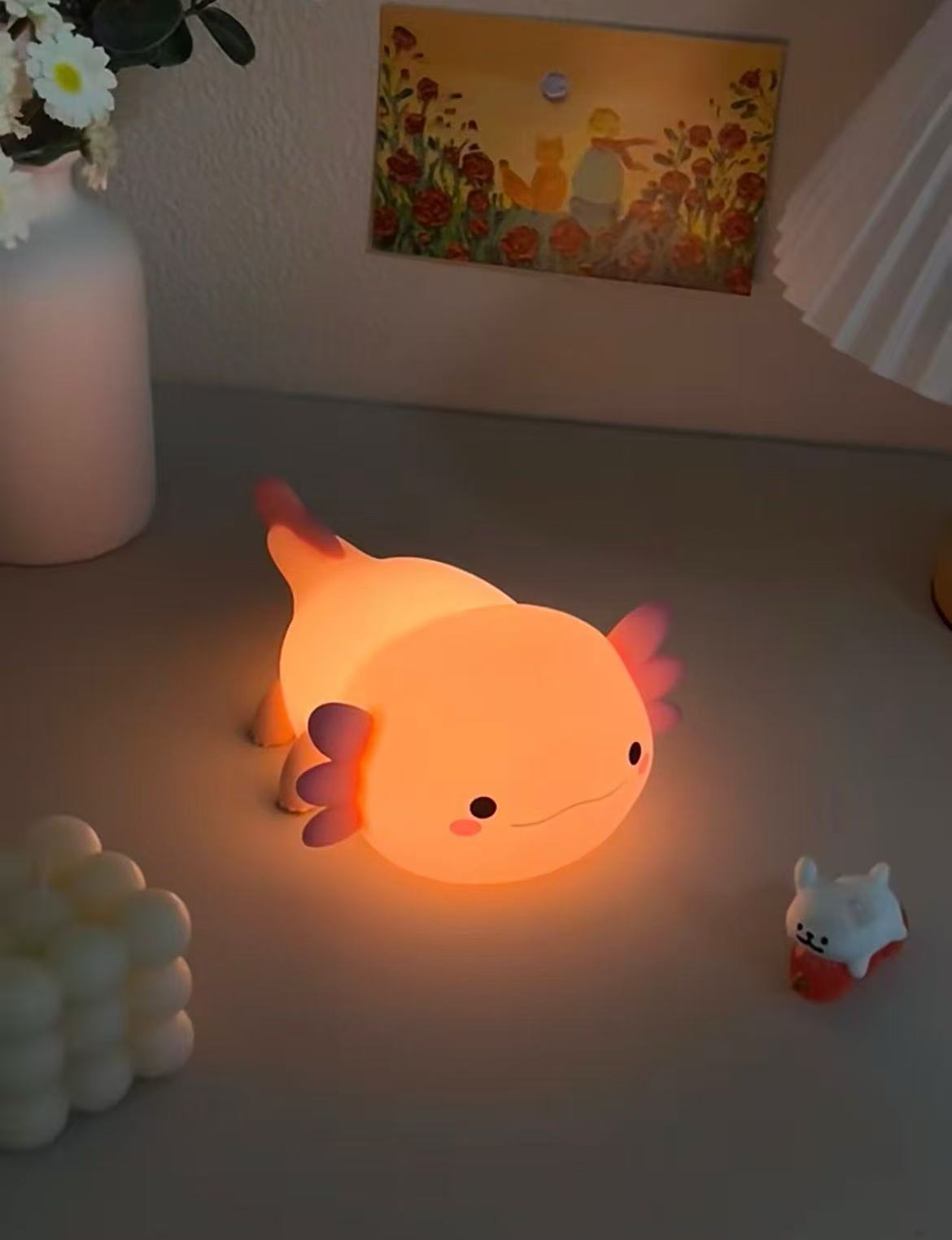 Axolotl Silicone Night Light