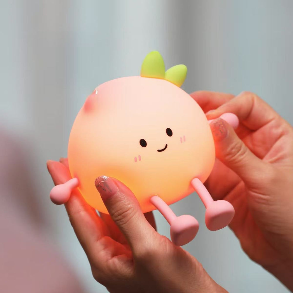 Tech & Toys - Peach Silicone Night Light - Goodie Goodie