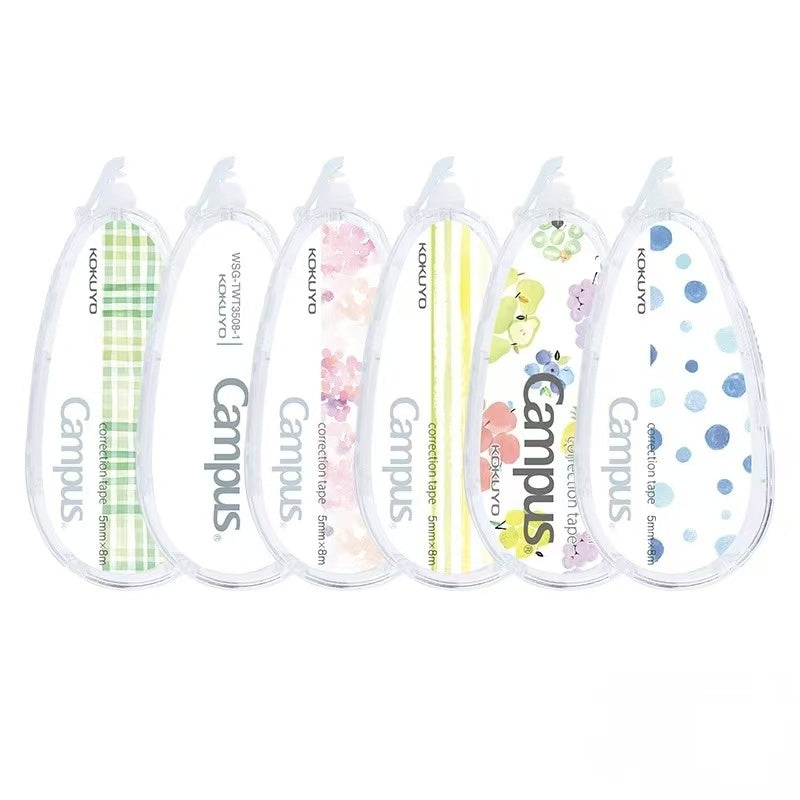Stationery - KOKUYO Campus Paper Colour Correction Tape 5mm*8m - Goodie Goodie