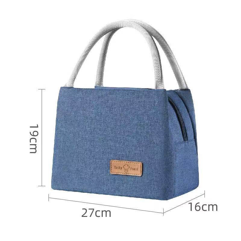 Insulated Lunch Box Bag 27x19x16cm - Navy