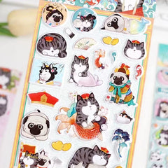 SUPREMO CAT Bubble Stickers Assorted