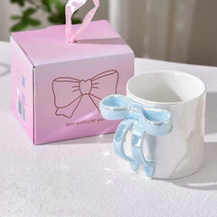 Bow Handle Electroplated Mug 350ml