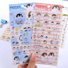 Kawaii penguin planner stickers Assorted