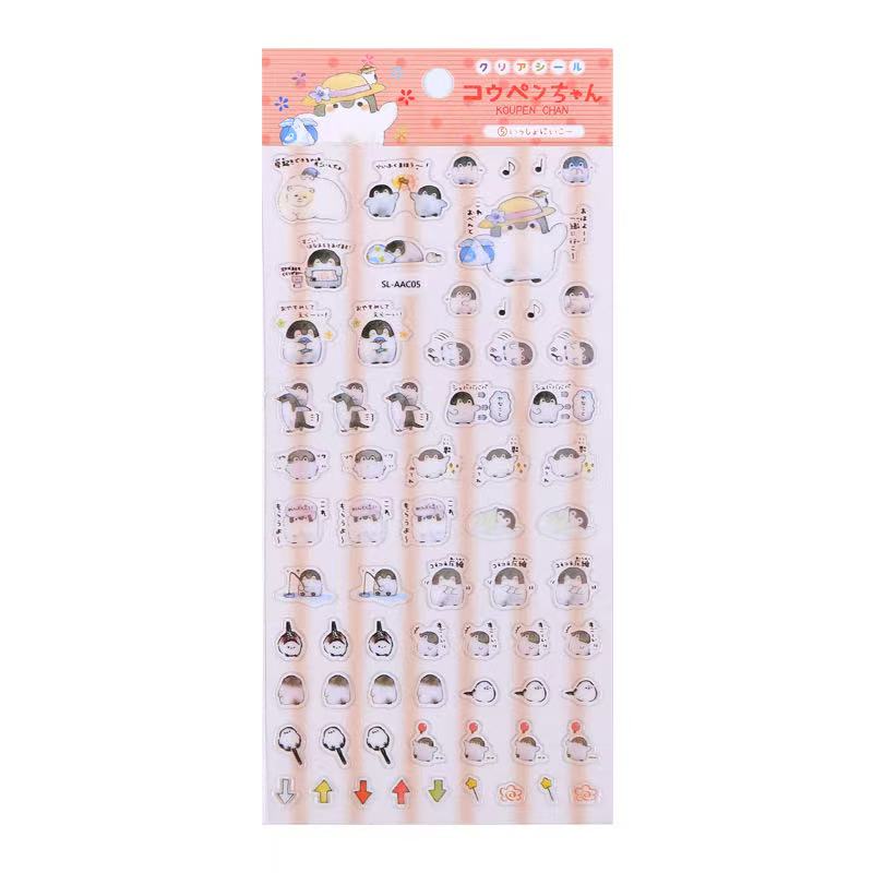 Kawaii penguin planner stickers Assorted