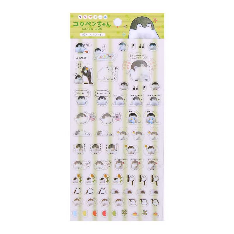 Kawaii penguin planner stickers Assorted
