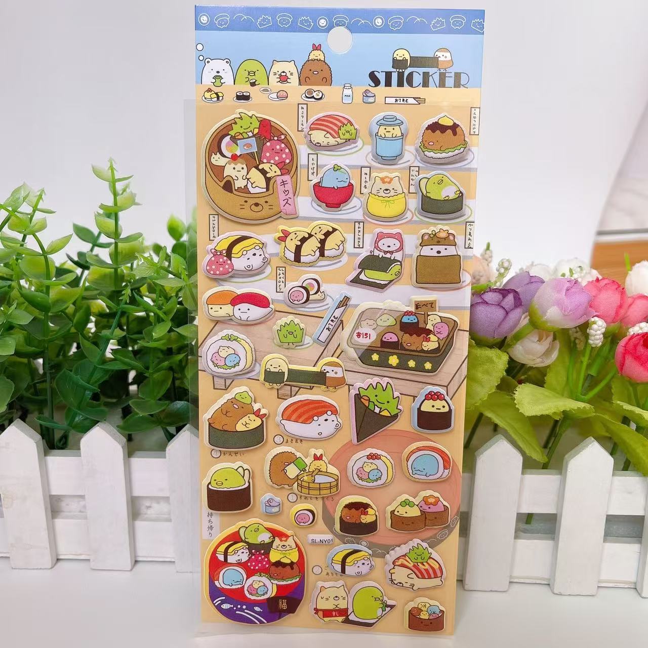 Sumikko Gurashi Foam Glow-in-the-Dark Stickers Assorted