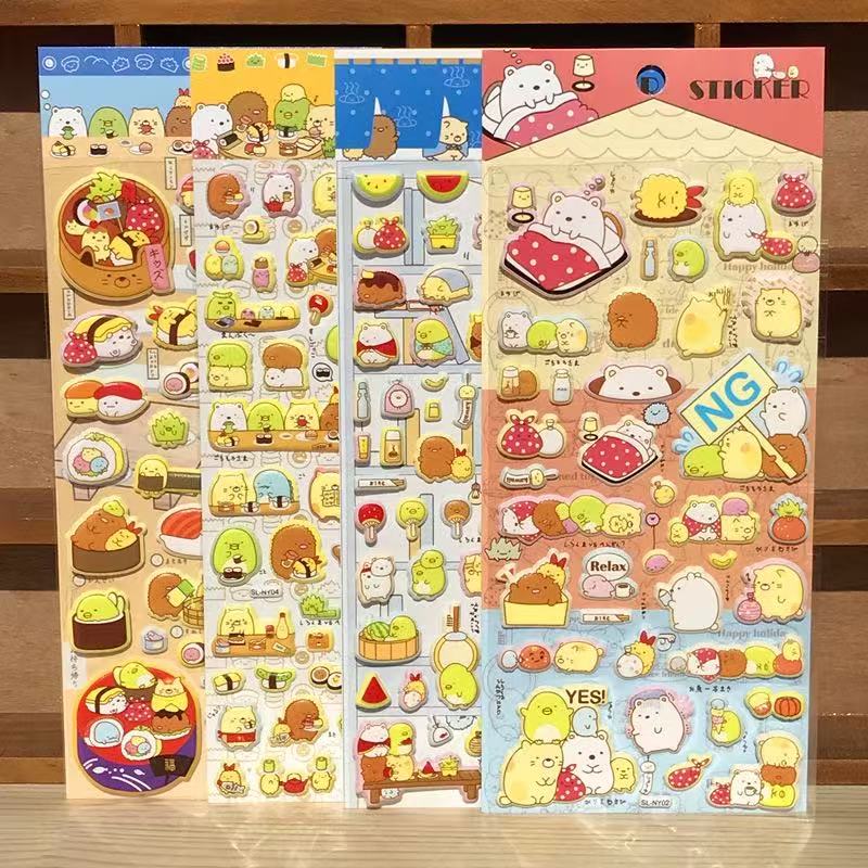 Sumikko Gurashi Foam Glow-in-the-Dark Stickers Assorted